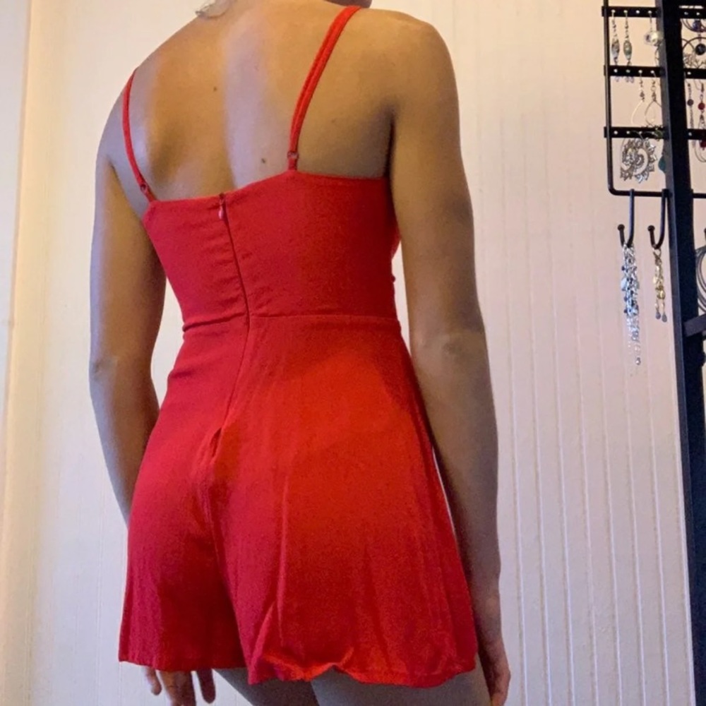 Red romper